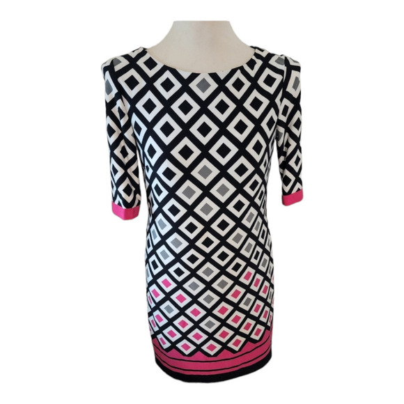 Eliza J Graphic Printed Jersey Dress size 6 - Picture 1 of 7